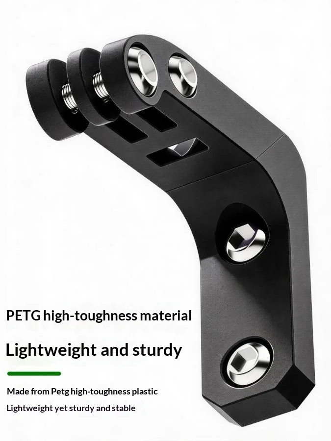 Faltbarer Fahrrad-Lichthalter, Gopro-Adapterhalterung für Brompton Pig Nose Frontlicht – Detail 4