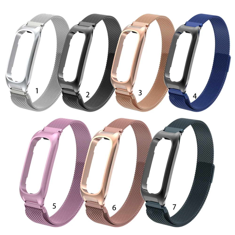 حزام ميلان المغناطيسي من الفولاذ المقاوم للصدأ لسوار معصم OPPO Band eva