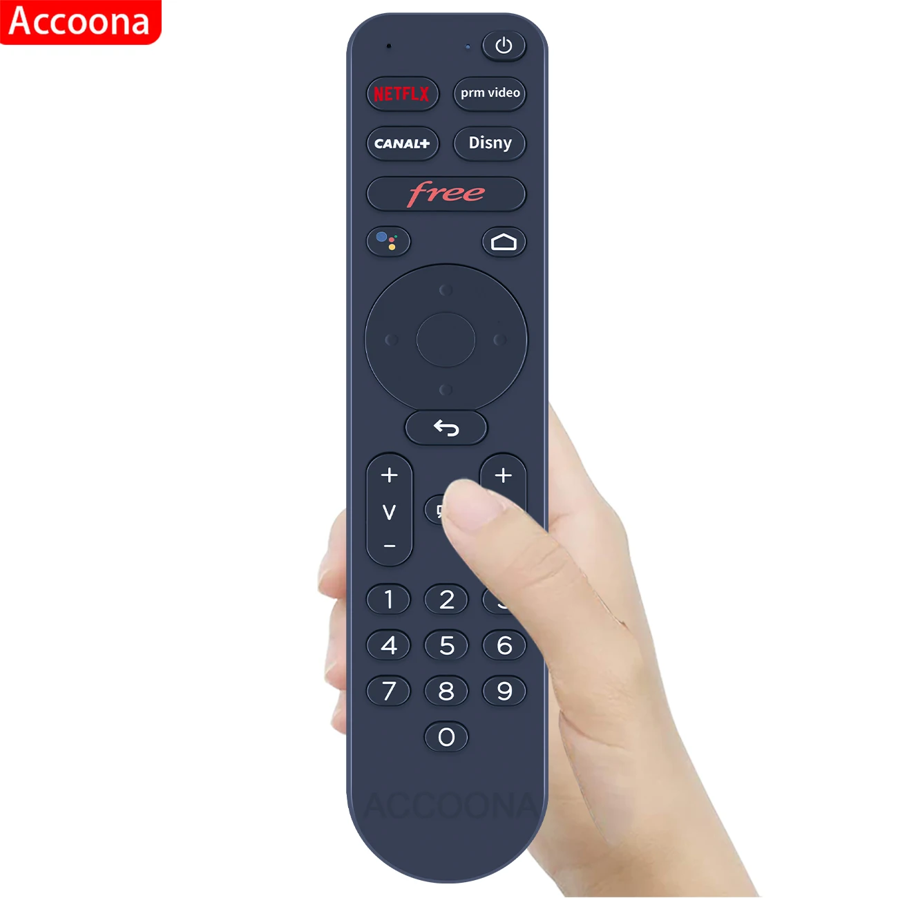 Voice remote control for Freebox Pop TV box