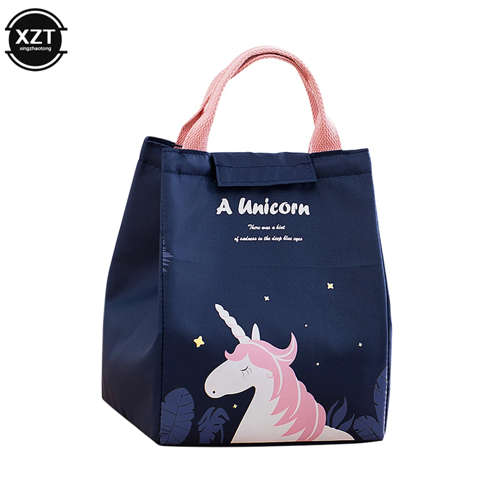 Cartoon Cooler Lunch Bag For Picnic Travel Kids Women Thermal Breakfast Organizer Insulated Waterproof Storage Bag For Lunch Box