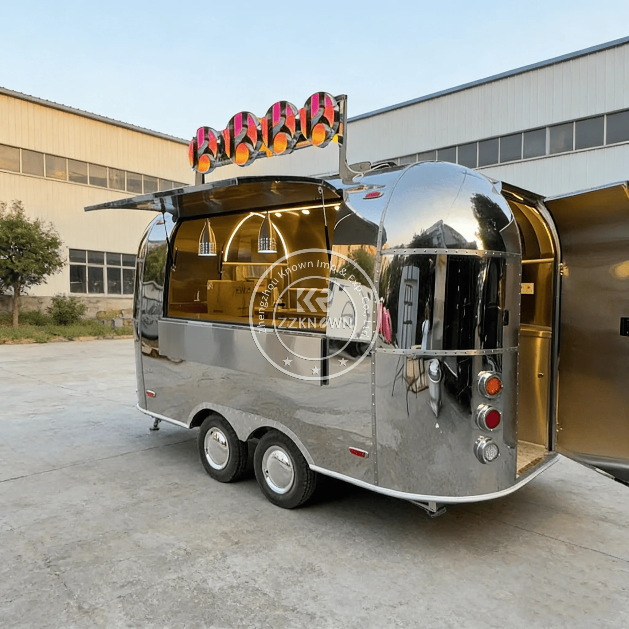 

Mobile Kitchen Fast Coffee Concession Food Trailer Food Truck with Full Kitchen Eqipment