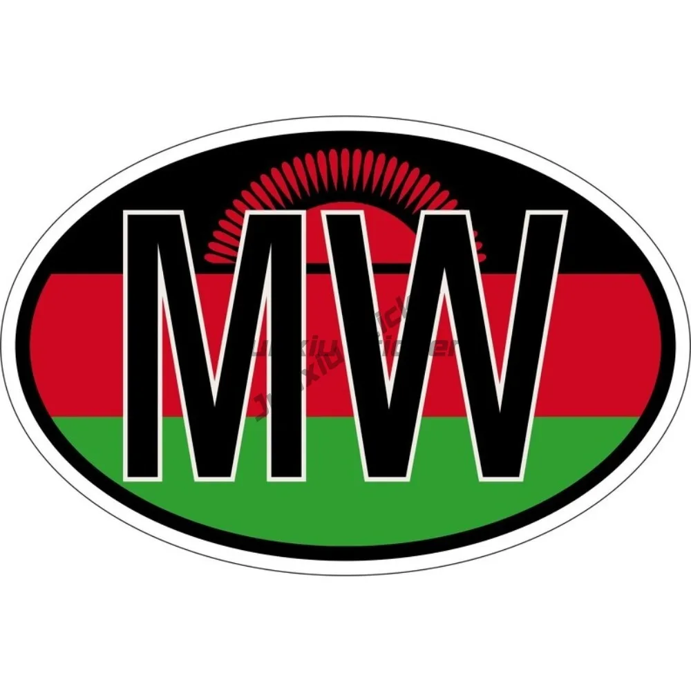 

Sticker Oval Flag Vinyl Country Code Mal Malawi Decoration Funny Rv Stickers Decals Waterproof Covers Outdoor Sun Protect
