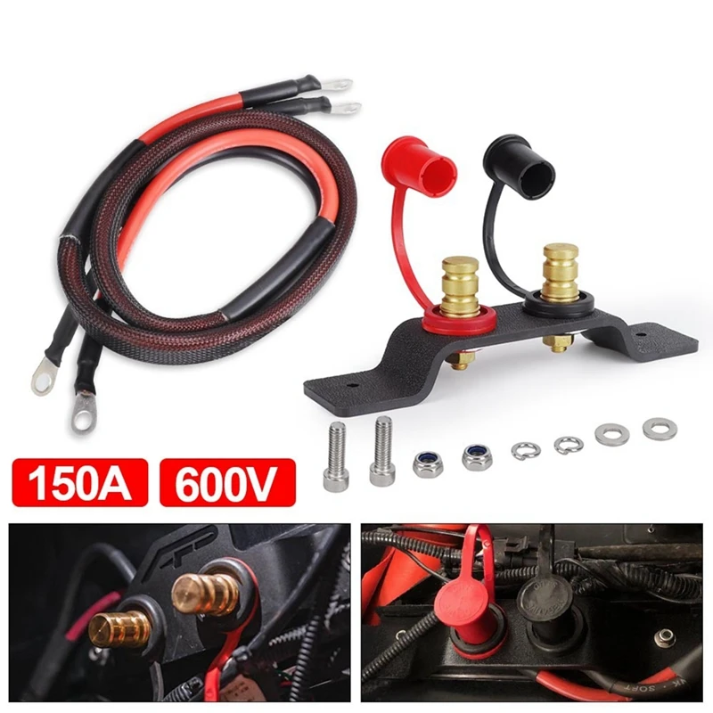 

Высококачественная перемычка аккумулятора, набор инструментов для зарядки, набор удлинительных кабелей для аккумуляторной батареи для внедорожников, яхты RV