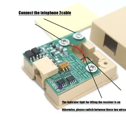 Dial Type Old Telephone Pulse Signal TO Dual Tone Multiple Frequency Audio DTMF Converter FOR Network / Fiber Rotary Telephone