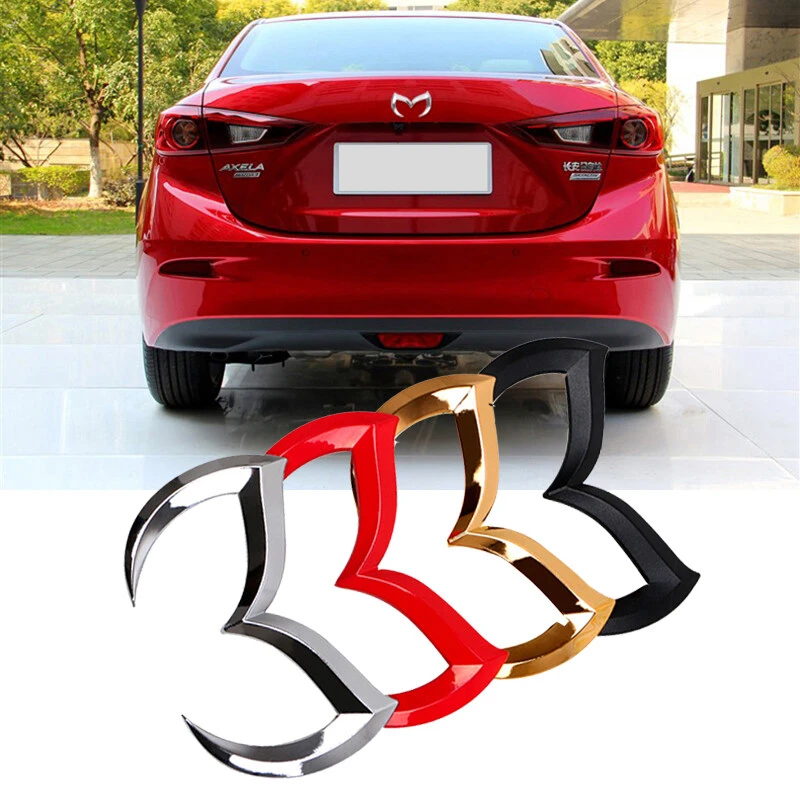 Car Sticker Metal Front Hood Rear Trunk Emblem Badge for Mazda 6 3 323 2 Axela Atenza Speed CX-4 CX-3 CX7 CX-5 CX9 CX-30 RX8 RX7