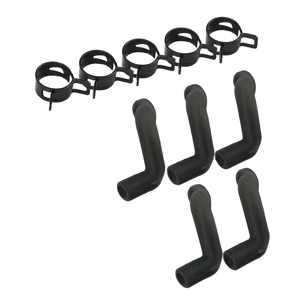 for Lawn Mower Maintenance for Lawn Mower Hose Compatible With Engines Improved Pipe Design Pre-bent Design Rubber Material