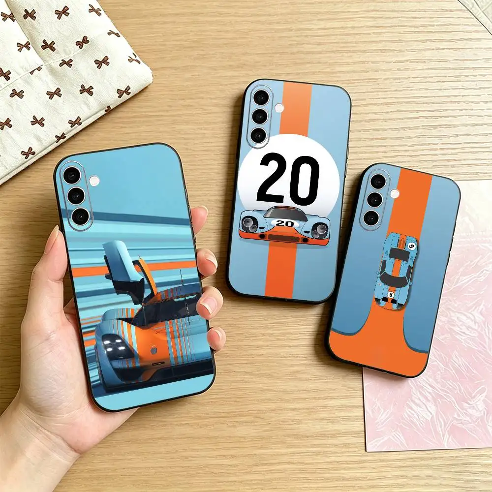 Star Ra-cing Car  Phone Case For Samsung Galaxy A73,A72,A71,A70,A53,A52,A51,Others Soft Black Cover