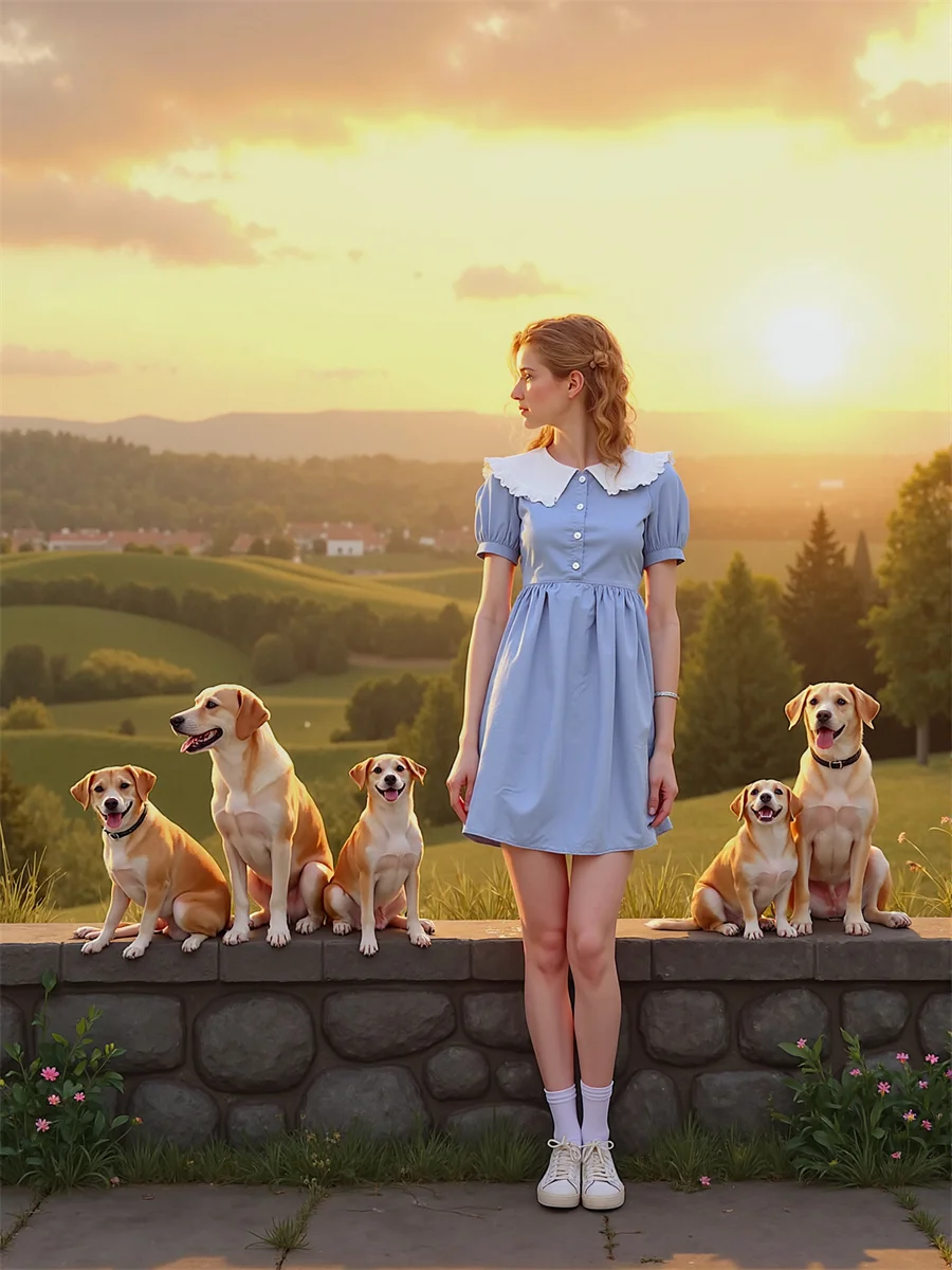 Women'S Dress Summer Clothes Sky Blue Sweet Pleated Hand-Pleated Ruffled Ruffles Frill Shirring Smocking Tier Tiered Stacked