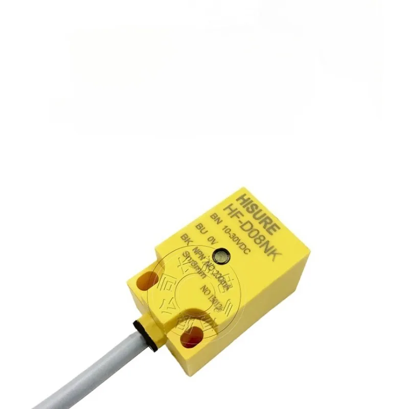 HF-D08NK Square Inductive Proximity Switch 2-Wire 3-Wire DC 10-30V Proximity Sensor for Stone Cutting Machine