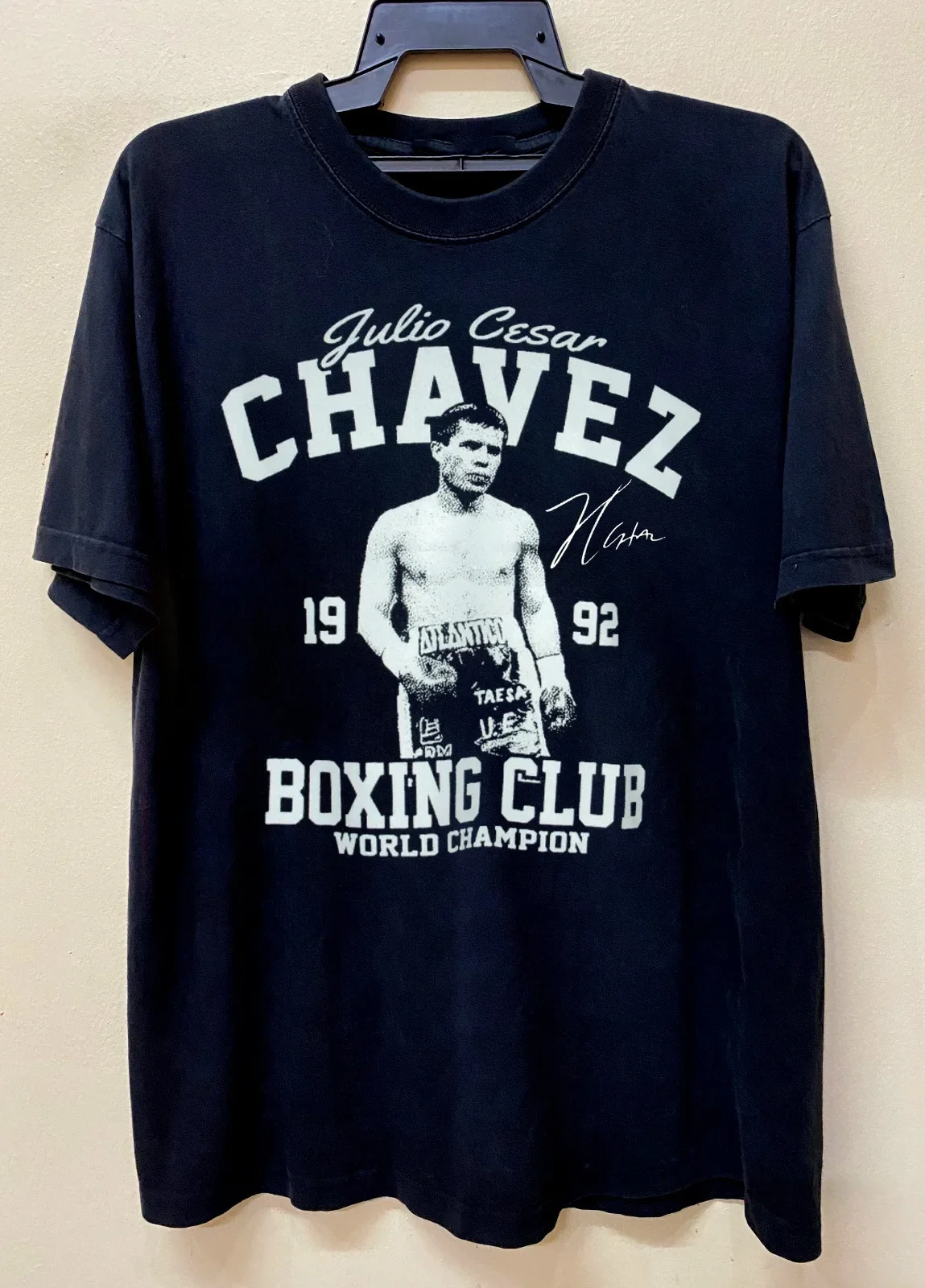 Rare Julio Cesar Chavez Gift For Fan Cotton Black All Size Unisex T-Shirt S3098