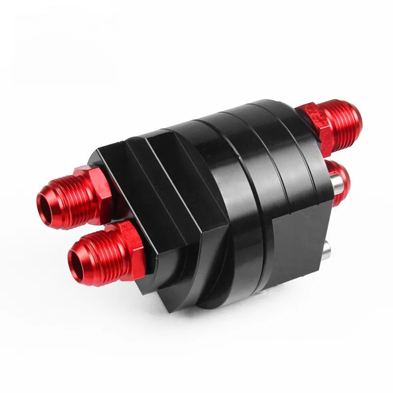 Automotive Split Oil for temp Gauge and Oil Pressure Gauge with Integrated Oil Cooler Adapter for Broad Vehicle Compatibility