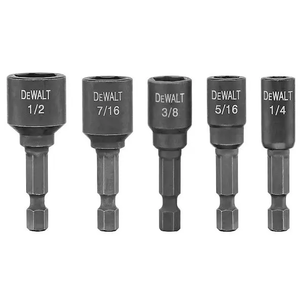 5 Pc. Magnetic Nut Driver Set (1/4