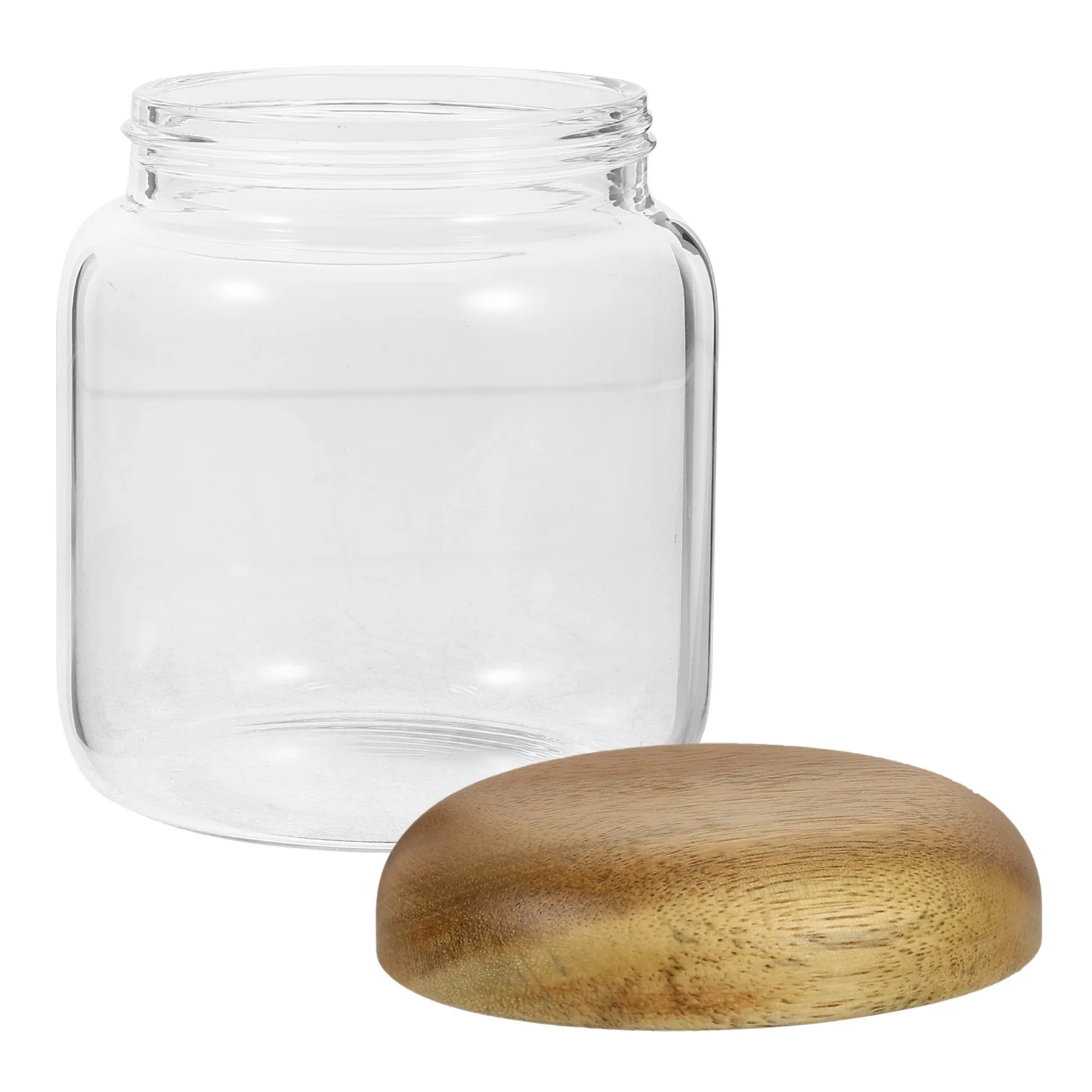 

Glass Honey 380ml Transparent Material Easy Storage Sealing Jar Food Lidded Honey Container Storage Syrup Dispenser Household