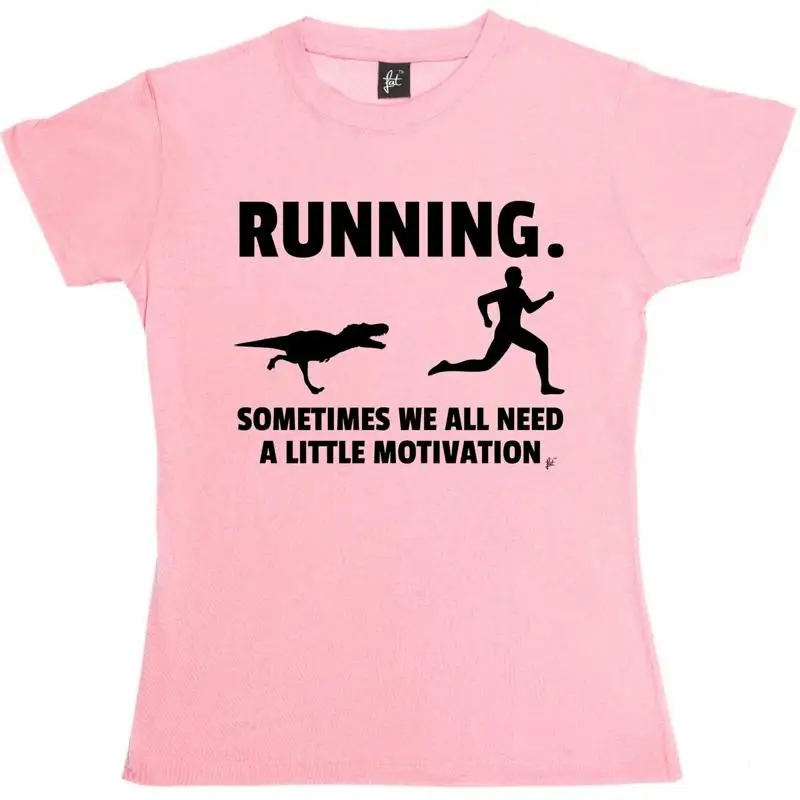 

Женская футболка-бойфренд Running Sometimes We Need Motivation