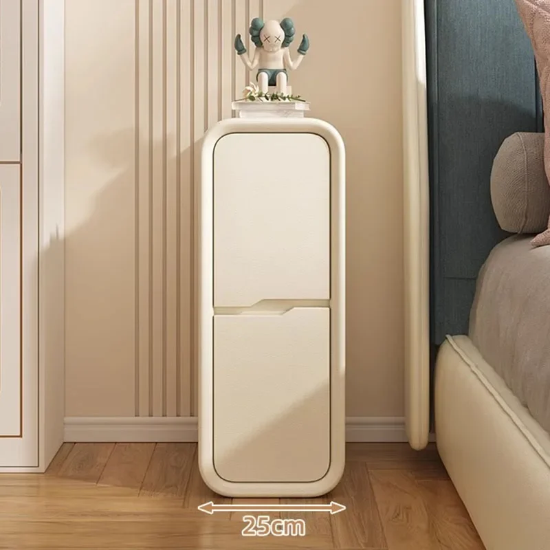 Mobile portaoggetti per soggiorno Armadietto bianco salvaspazio con cassetti nordici Mobile TV con angoli arrotondati Cassettiera per camera da letto Meuble Salon
