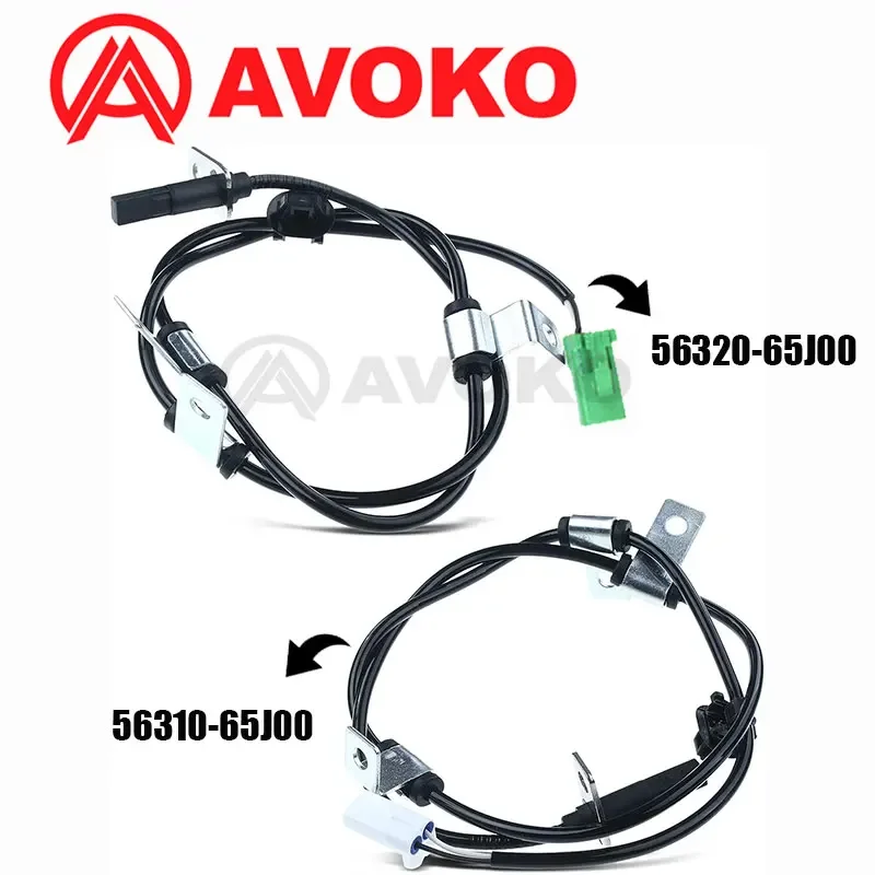 ABS Wheel Speed Sensor Rear Pair For Suzuki Grand Vitara 2006-2013 56310-65J00&56320-65J00