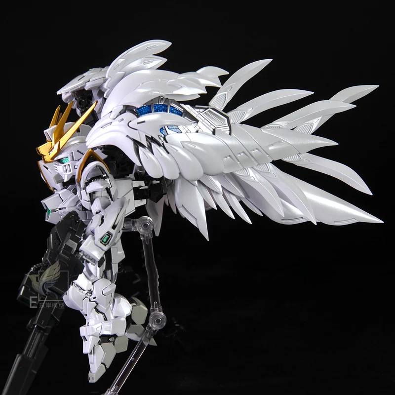 Anime MGSD XXXG00W0 Zero EW Series Garage Kit Peripheral Manual Assembly Action Figure Movable Mecha Model Desktop Ornament Gift