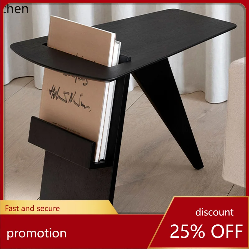 ZMLbook and newspaper rack sofa small side table newspaper storage floor magazine storage rack medieval display rack