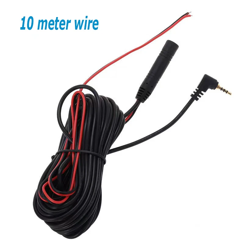 5 Pin 6M 10M HD 480P Car Video Surveillance Extension Line Waterproof Sunscreen Extension Video Cable For Vehicle Camera