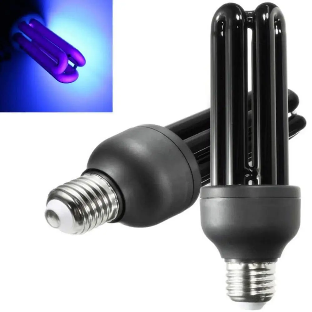 New UV Purple Light Insect Attractant Lamp Black Ambiance Lighting UV Insect Lamp Insect Attracting Black Light Bulb Farm Use