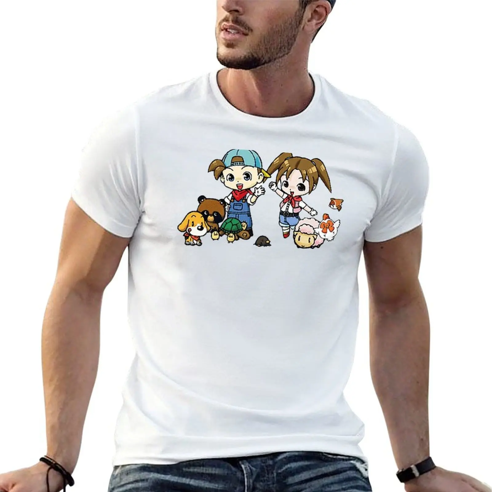 

Harvest Moon T-Shirt t shirt man cotton t shirts for man graphic funny T-Shirt
