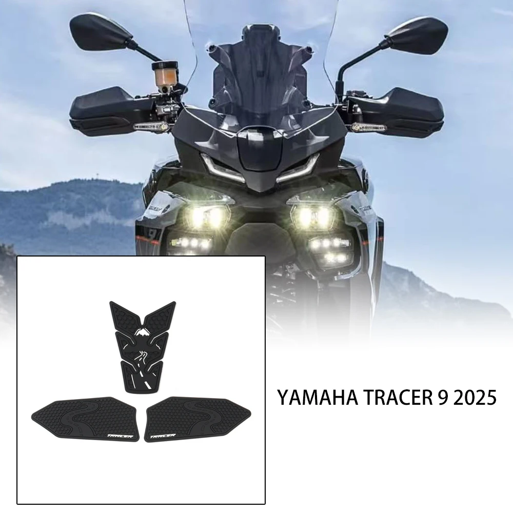 For YAMAHA tracer 9 TRACER9 TRACER 9 GT Y-AMT 2025 NEW Motorcycle tank Sticker pad Non-slip Side Fuel Rubber Waterproof Stickers