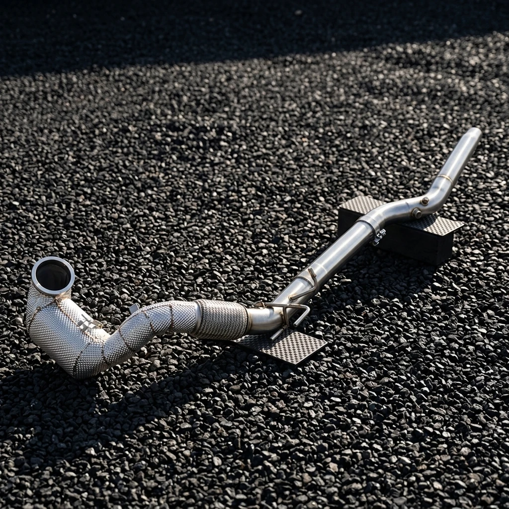 Boska Racing Stainless Steel High Flow Catted Downpipe With OPF/GPF For Audi Q3 2.0T 2019-2021