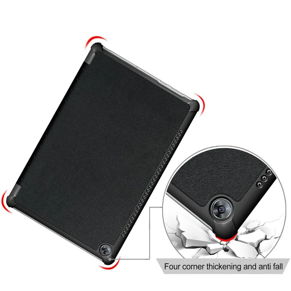 حافظة لجهاز Honor Pad 5 10.1 بوصة (AGS2-W09) غطاء حماية للكمبيوتر اللوحي، متعدد الوظائف، محمول، خفيف الوزن، غلاف قوس،