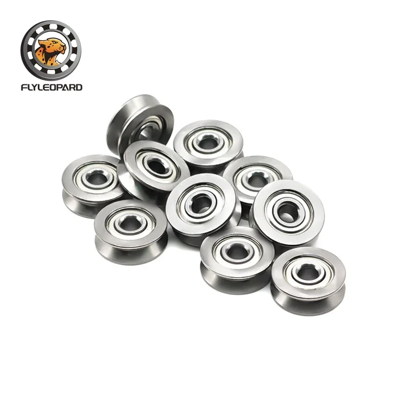 5pcs V623ZZ Bearing 3x12x4mm V Groove 623 Roller Wheel V623 Ball Bearings Embroidery Machine Pulley Chrome Steel Bearing