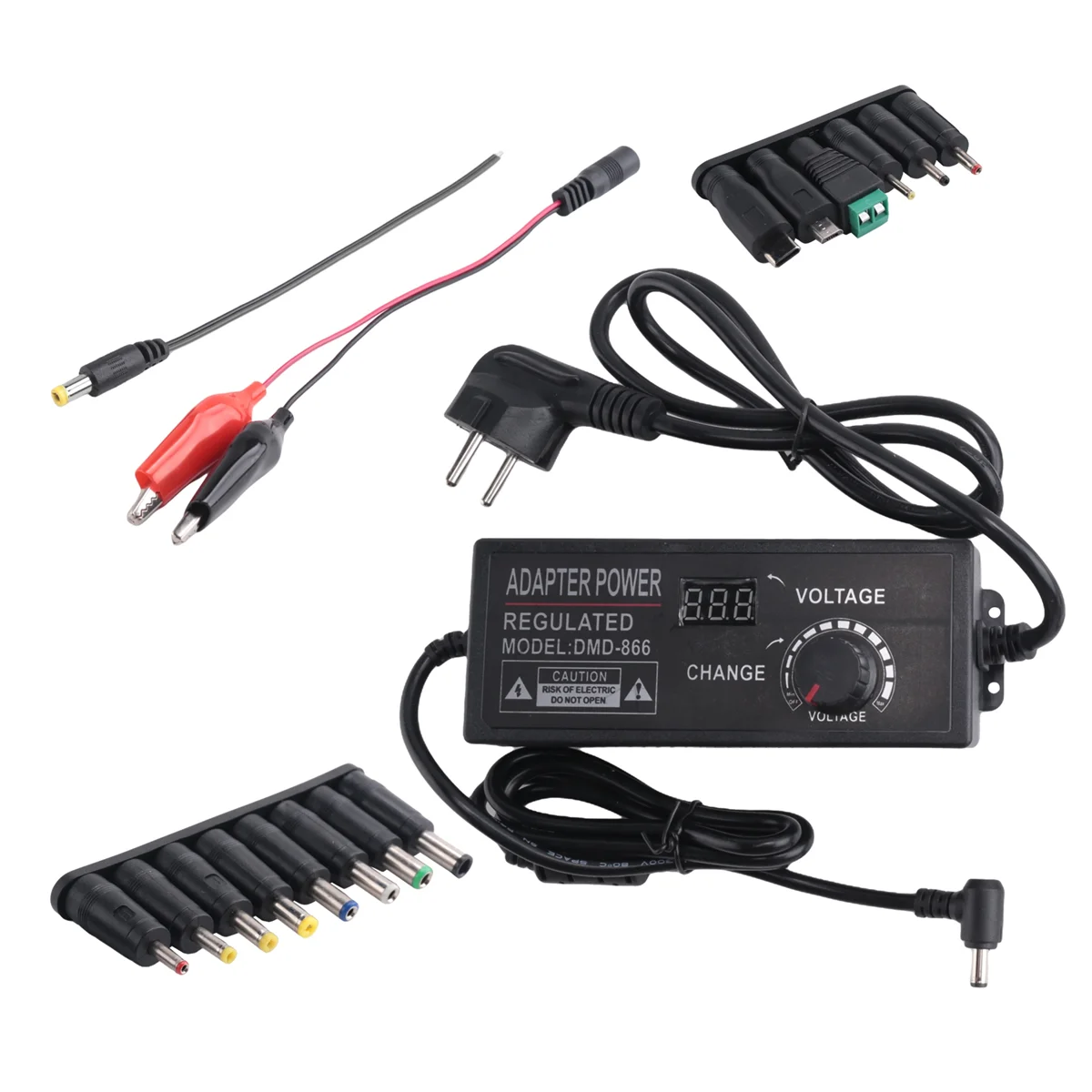 3-36V 4A 144W Universal Power Supply 3V 5V 6V 9V 12V 15V 18V 20V 24V 30V 36V Adjustable Variable Switching AC/DC EU Plug TQ