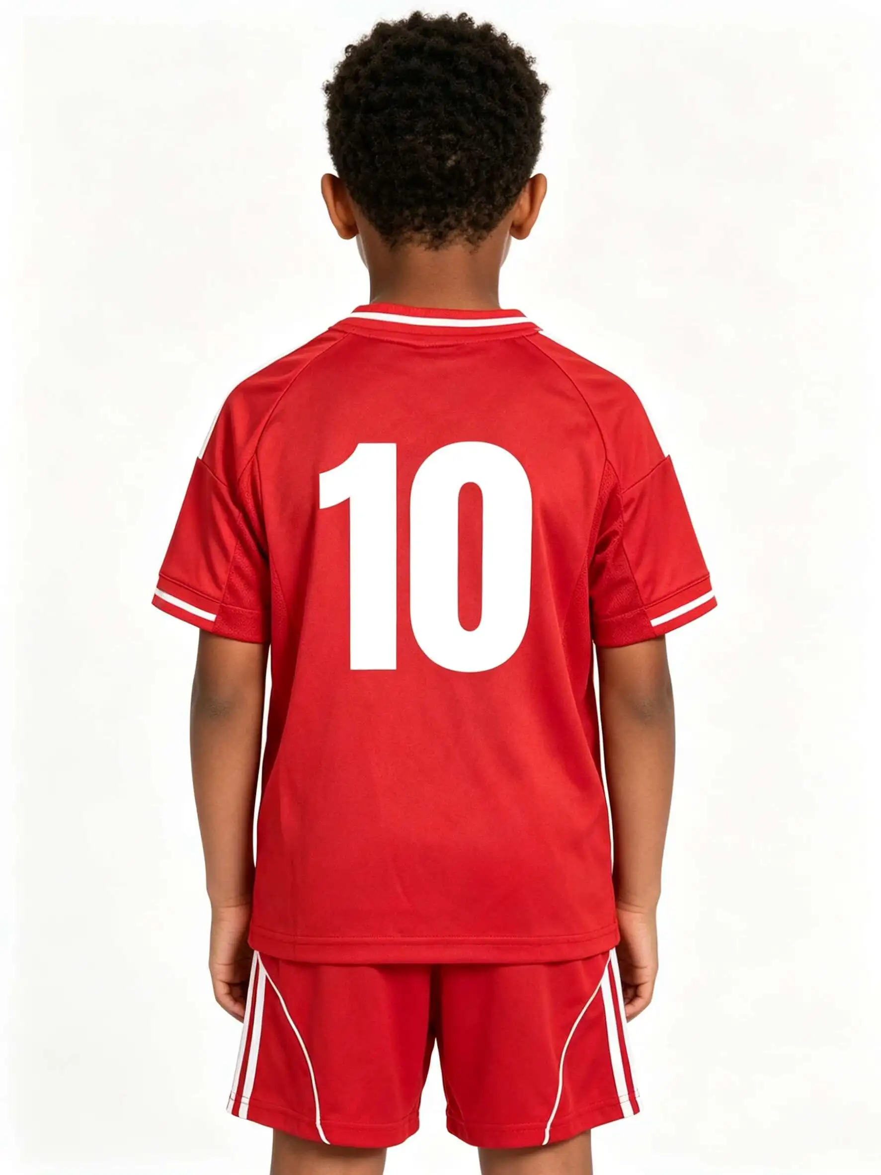New 26/27 Unisex Blank Soccer 2‑Piece Set, Kids Adults Parent‑Child Kit, Custom No.1 7 8 9 10 for School Outdoor Team Sports