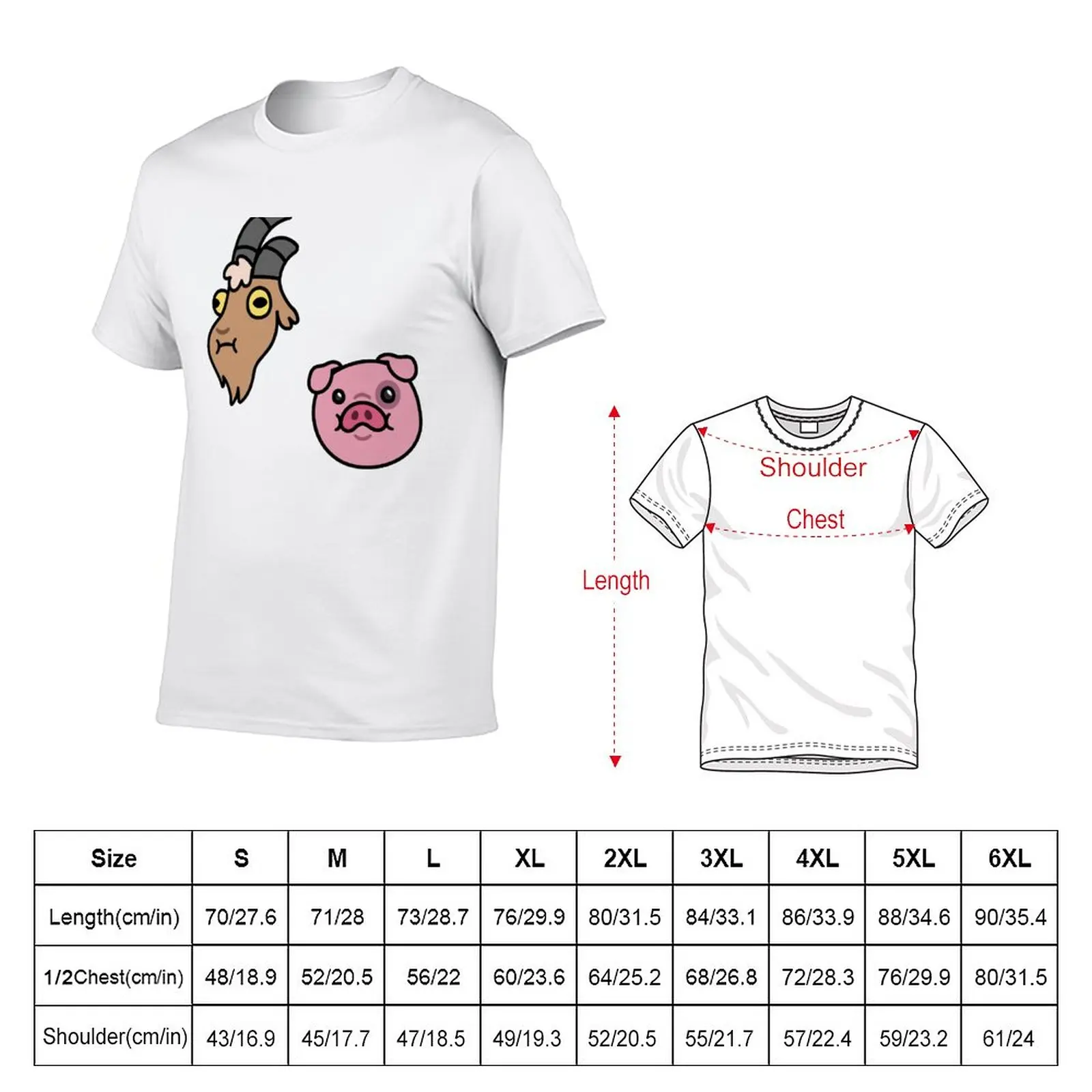 Waddles and Gompers T-Shirt plus size tops sweat shirt vintage mens big and tall t shirts