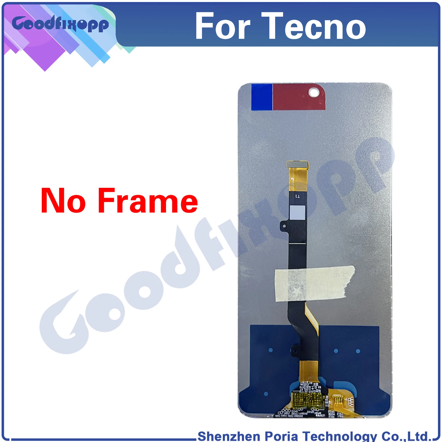 For Tecno Camon 19 Pro Ci8 Ci8n Camon19Pro LCD Display Touch Screen Digitizer Assembly Repair Parts Replacement