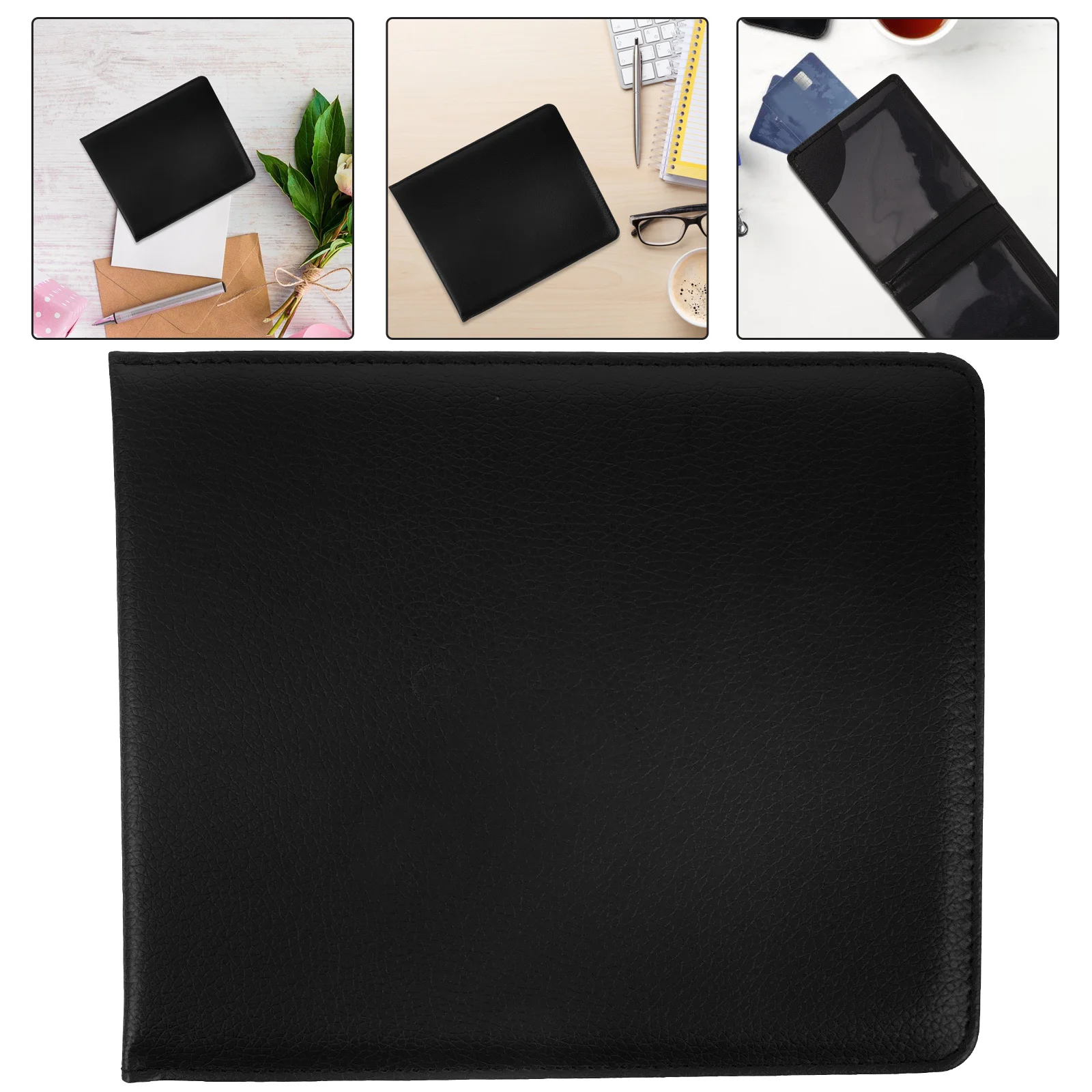 

Disabled Certificate Shell Protector Lightweight Wear-Resistant Scratch Proof Multi-Card Slots Anti-Lost Badge Cover Social