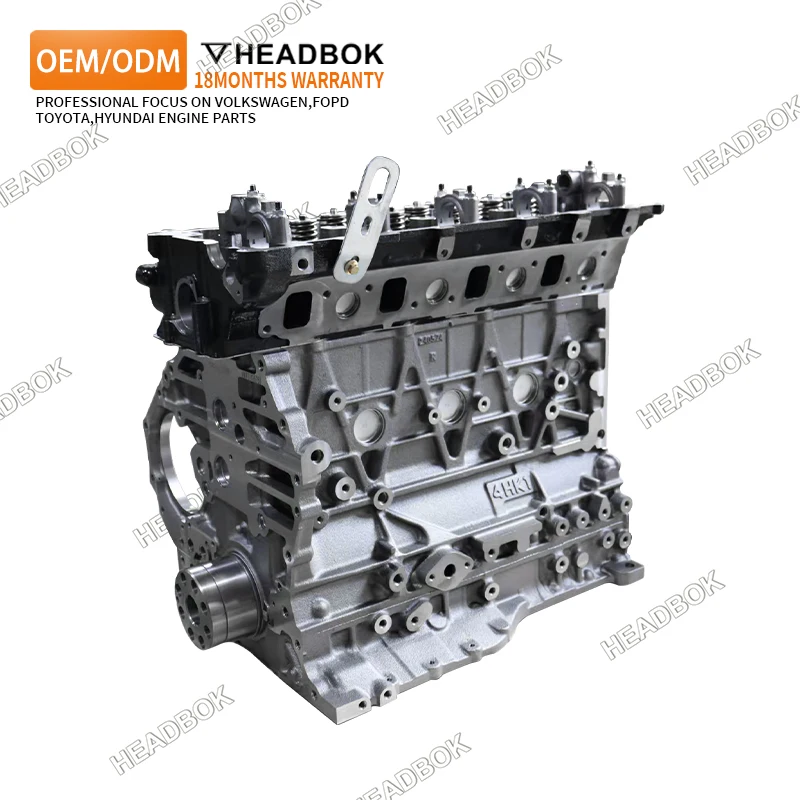 مجموعة محرك الديزل ForMTI JDM NPR 4HK1 4HG1 كتلة طويلة لمحرك ISUZU 4HK1 BARE