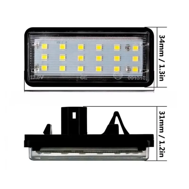 

Rea для 2x Canbus светодиодный светильник номерного знака Lexus Cruiser Prado J100 J120 J200 Lexus LX470 LX570 GX470 Toyota Reiz Mark X