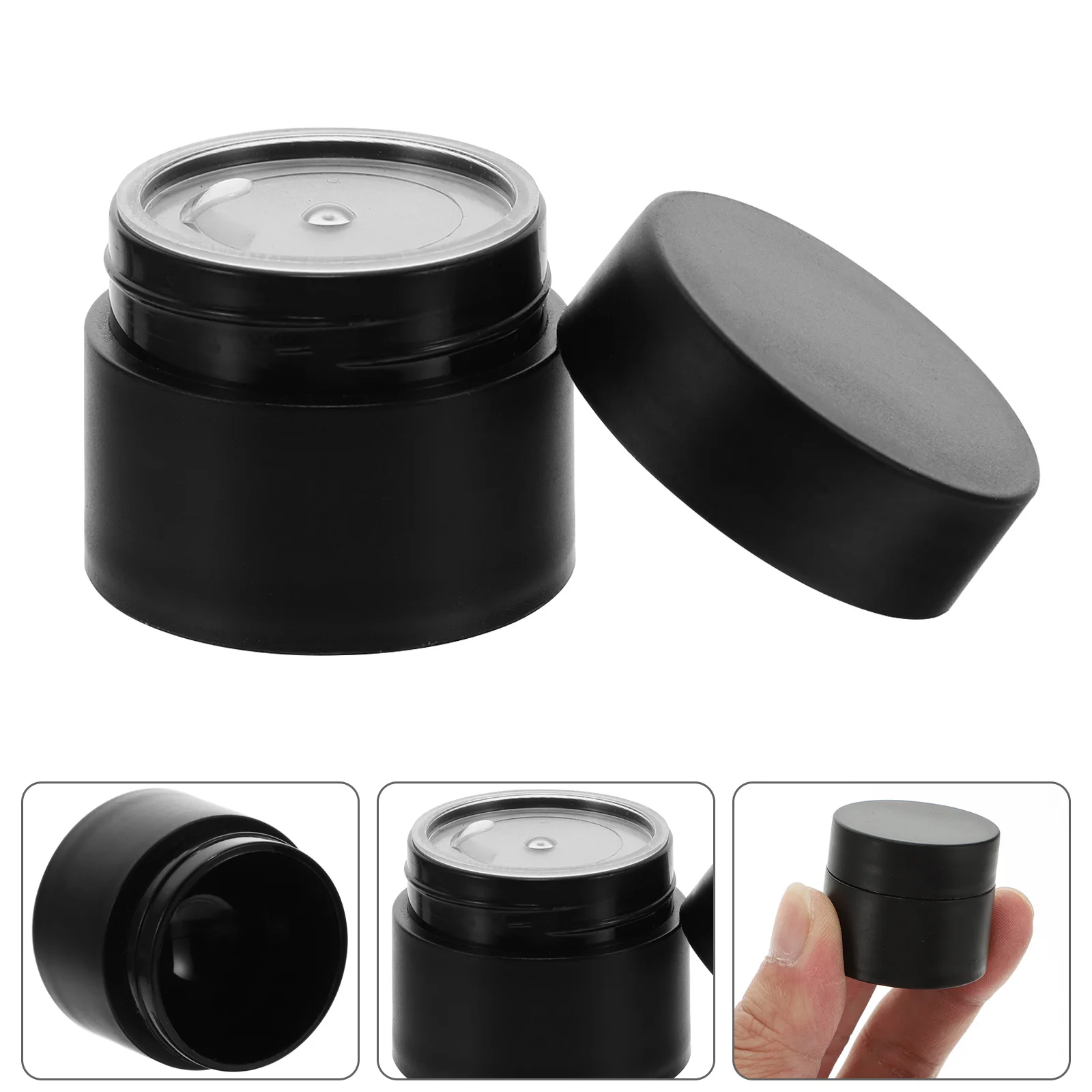 

20Pcs Mini Cream Box Double-Layer Empty Facial Cream Bottles Travel Cosmetics Container Lotion Storage Jars Cosmetics Container