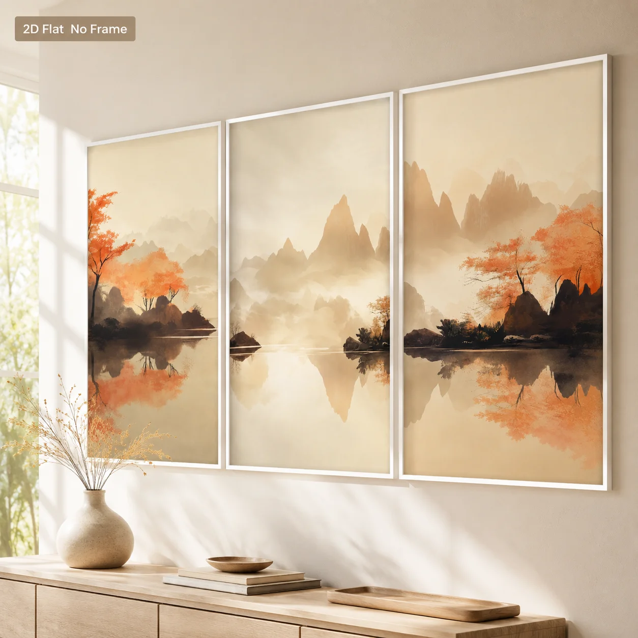 3 Buah Poster Pemandangan Awan - Lifestyle Of Japanese ulasan dan harga