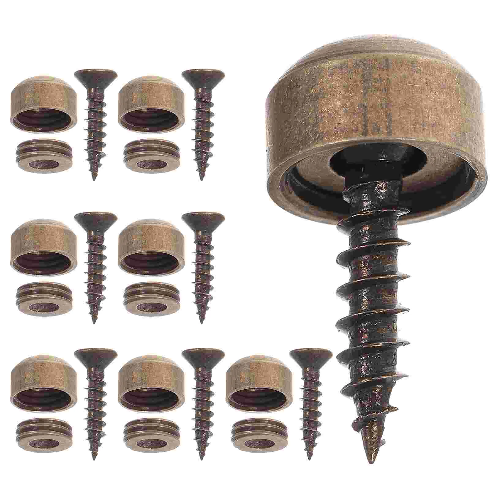 

Self-tapping Screw Cap Mirror Fixing Screws Decorate Decorative Copper with Caps