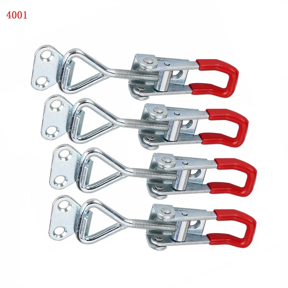 

Tools Toggle Clamp Hasp Catch Clip Steel Toggle Latch Clamp 4pcs Adjustable Boxes Cabinet Case Clip Buckle GH-4001