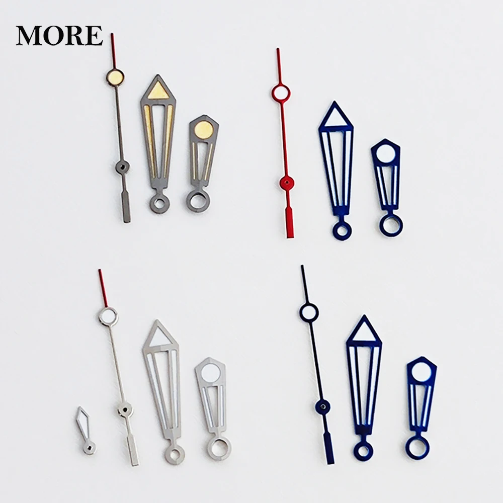 NH35 Hands 8*12.5*13 mm NH39 Hands Watch Hands Green Luminous Set Suitable for NH35/NH36/NH39 Movement Fits 31mm Dial view 2
