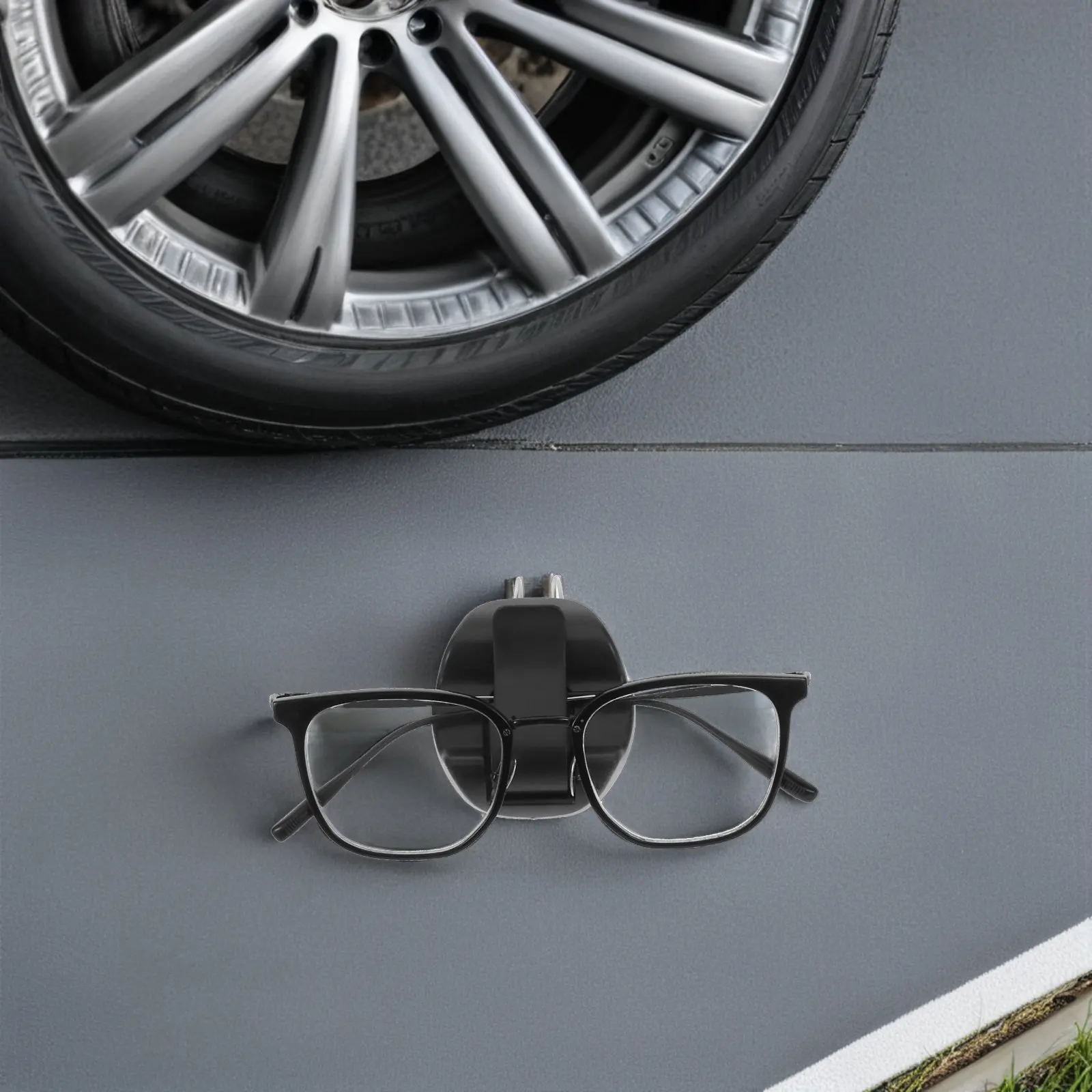 

5 шт. универсальных держателей для очков на козырек автомобиля, органайзер для очков, клипса для билетов и карт, устойчивый автомобильный держатель для очков