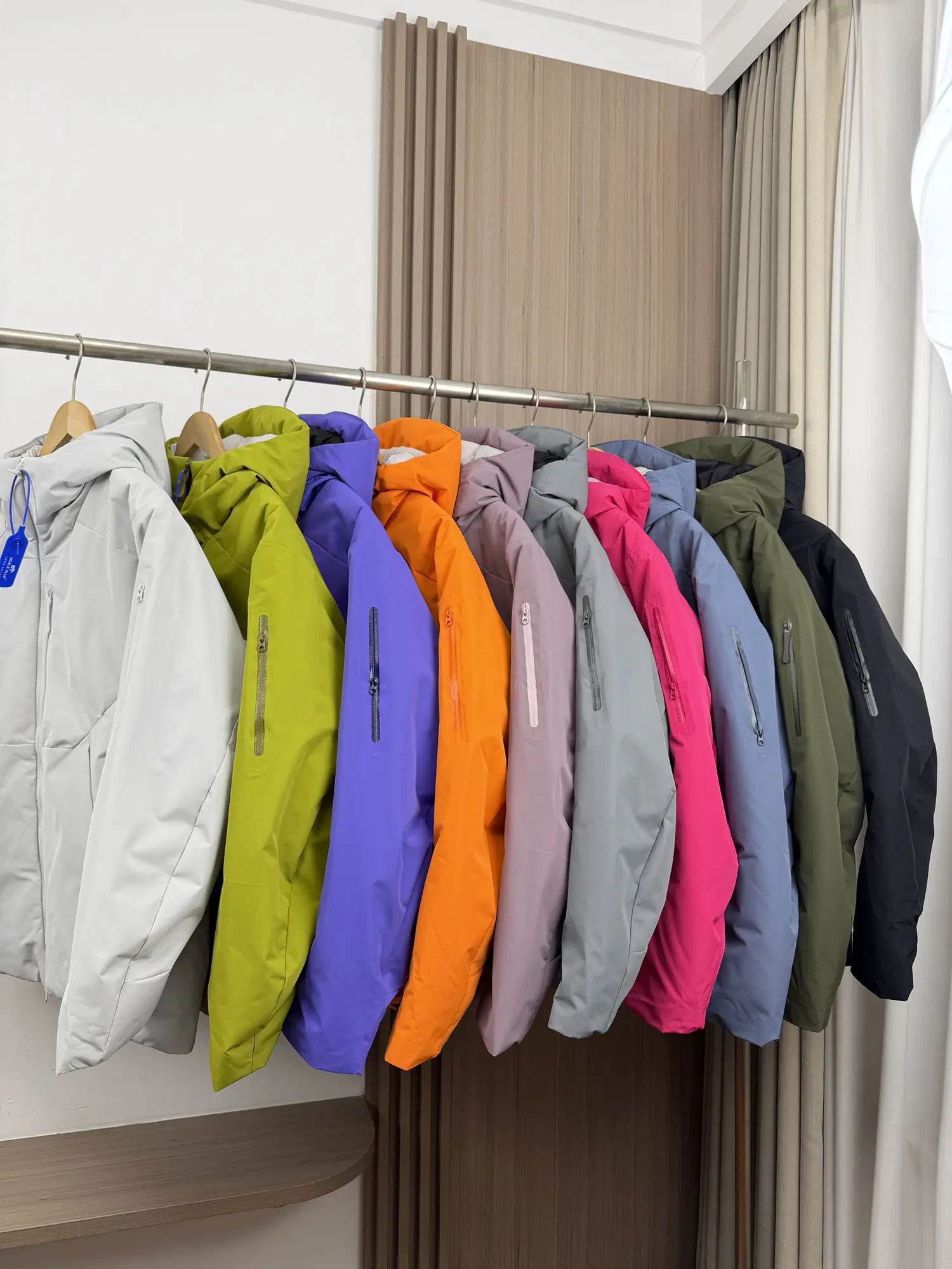 Technology fabric waterproof cotton! Couple Clothing Winter Couple Warm Hooded Cotton Clothes Casual Outdoor Cotton-padded Coat