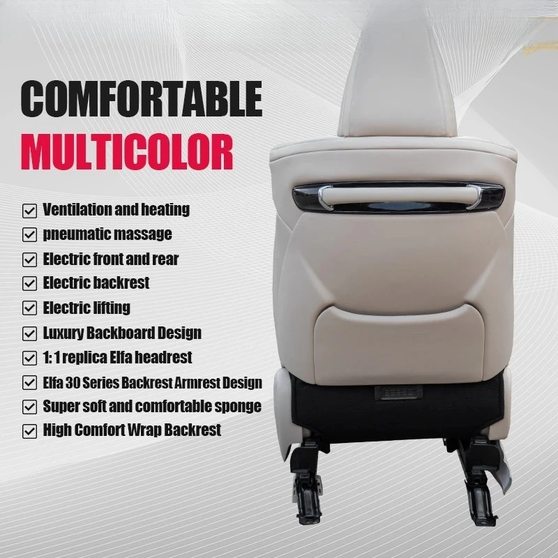 All-Weather Durable Seat Covers For Land Cruiser Prado Adventure Trim