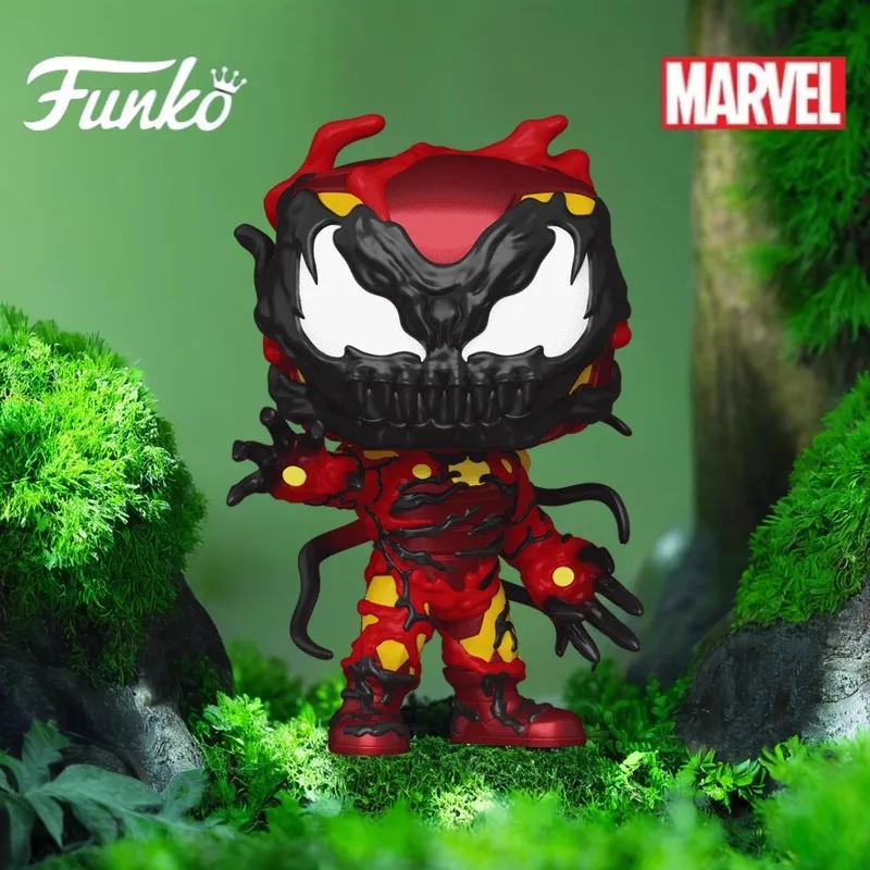 Funko Pop Original Genuine Marvel Venom Iron Man Captain America Black Panther Action Figure Toys for Boys Girls Gift