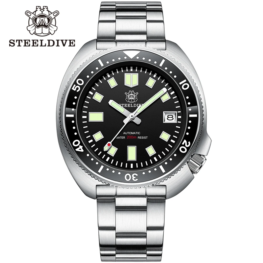 

STEELDIVE Official SD1970 Fully Automatic Mechanical Wristwatch NH35 Movement Swiss Luminous 200M Waterproof Luxury Diving Watch