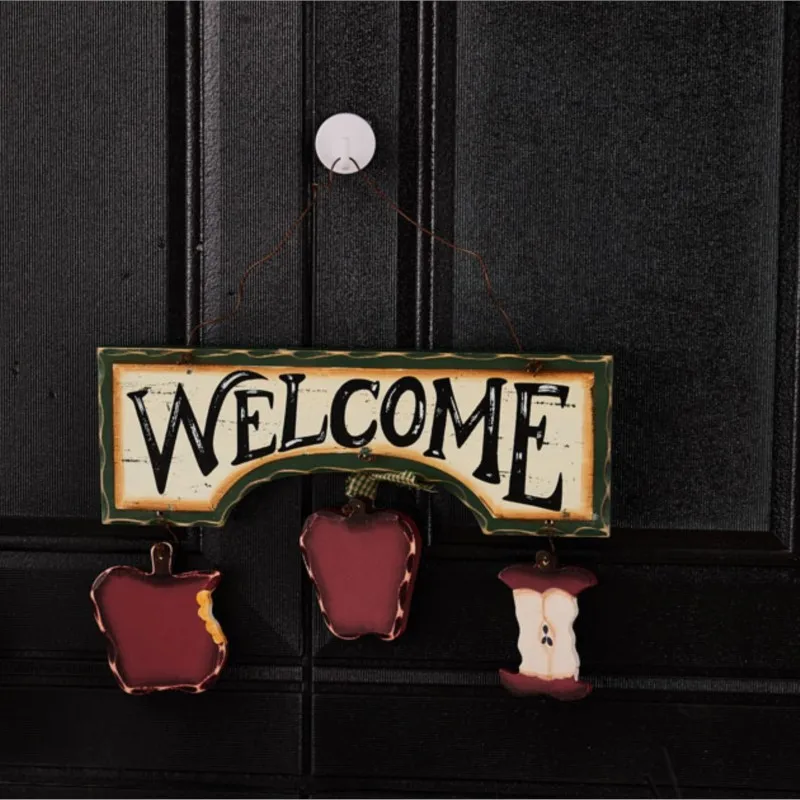 2026 New Chinese Ancient Style Wooden Apple-Shaped Hanging Decoration Entrance Doors/Walls Hanging Wooden Decoration LJ516