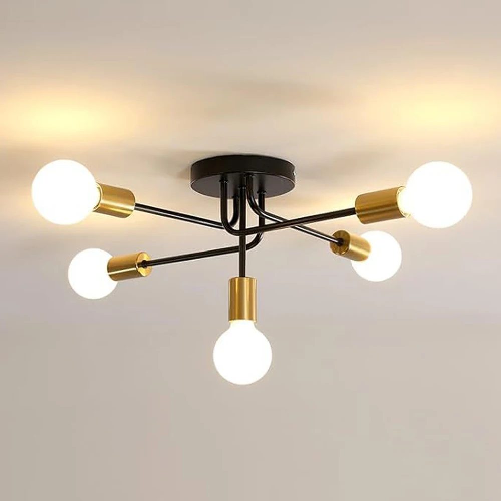 

Потолочная люстра «Спутник», промышленный потолочный светильник, винтажный потолочный светильник для гостиной, домашнего декора, светильник plafonnier E27