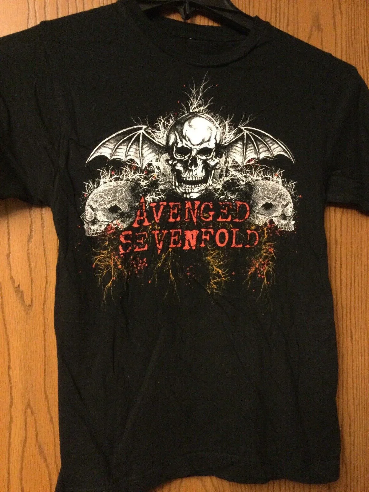 T-shirt noir Avengers Sevenfold Band Tour pour adultes, chemise unisexe, taille complète, CS548