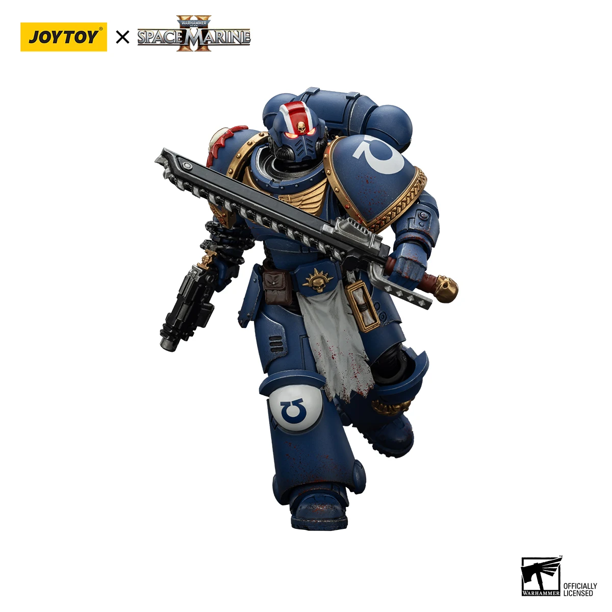 JOYTOY Warhammer40K 1/18 Space Marines Action Figure Ultramarines Lieutenant Titus Collectors Edition figures Toys